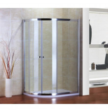 Душевой уголок Cezares Pratico 100x80 см текстурное стекло PRATICO-RH-2-100/80-P-Cr