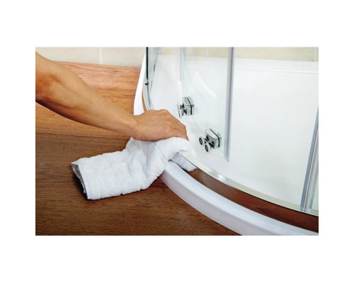 Купить Душевой уголок Cezares Pratico 120x80 см прозрачное стекло PRATICO-RH-2-120/80-C-Cr в магазине сантехники Santeh-Crystal.ru