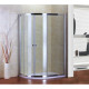Купить Душевой уголок Cezares Pratico 120x80 см прозрачное стекло PRATICO-RH-2-120/80-C-Cr в магазине сантехники Santeh-Crystal.ru