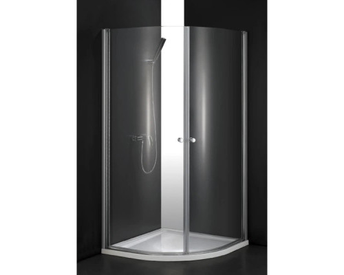 Заказать Душевой уголок Cezares Elena 90x90 см прозрачное стекло ELENA-W-R-21-90-C-Cr в магазине сантехники Santeh-Crystal.ru