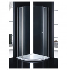 Душевой уголок Cezares Elena 90x90 см текстурное стекло ELENA-W-R-11-90-P-Cr-L