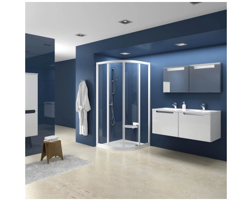 Купить Душевой уголок 90х90 см Ravak Supernova SKCP4 3117010011 Pearl в магазине сантехники Santeh-Crystal.ru