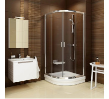 Душевой уголок Ravak Blix BLCP4-90 блестящий Transparent без AntiCalc X3B270C00Z1