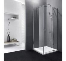 Душевой уголок Cezares Verona 90x90 см текстурное стекло VERONA-W-A-1-90-P-Cr-R