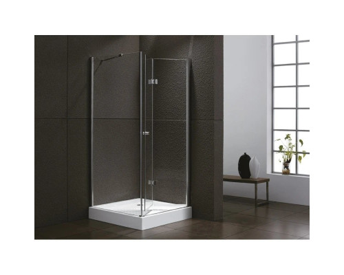 Заказать Душевой уголок Cezares Elena 100x100 см текстурное стекло ELENA-W-AS-1-100-P-Cr-R в магазине сантехники Santeh-Crystal.ru