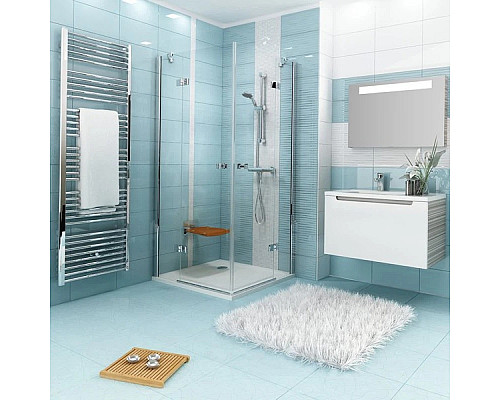 Santeh-Crystal.ru: Душевой уголок Ravak SmartLine SMSRV4-90 хром Transparent 1SV77A00Z1 Купить Душевой уголок Ravak SmartLine SMSRV4-90 хром Transparent 1SV77A00Z1 в магазине сантехники Santeh-Crystal.ru