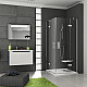 Купить Душевой уголок Ravak SmartLine SMSRV4-90 хром Transparent 1SV77A00Z1 в магазине сантехники Santeh-Crystal.ru