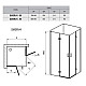 Купить Душевой уголок Ravak SmartLine SMSRV4-90 хром Transparent 1SV77A00Z1 в магазине сантехники Santeh-Crystal.ru