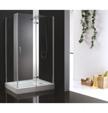 Душевой уголок Cezares Bergamo 100x90 см прозрачное стекло BERGAMO-AH-1-100/90-C-Cr-R