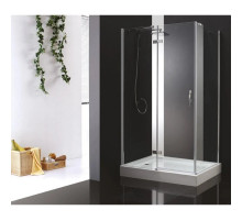 Душевой уголок Cezares Bergamo 90x100 см прозрачное стекло BERGAMO-W-AH-1-90/100-C-Cr-L