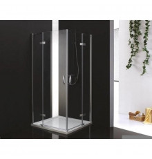 Душевой уголок Cezares Bergamo 90x90 см прозрачное стекло BERGAMO-W-A-2-90-C-Cr