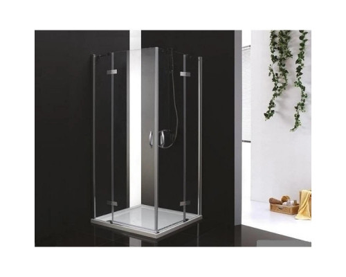 Заказать Душевой уголок Cezares Bergamo 90x90 см прозрачное стекло BERGAMO-W-A-2-90-C-Cr в магазине сантехники Santeh-Crystal.ru
