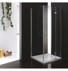 Душевой уголок Cezares Bergamo 100x100 см прозрачное стекло BERGAMO-W-A-1-100-C-Cr-R