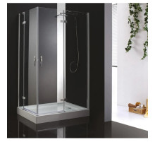 Душевой уголок Cezares Bergamo 100x90 см текстурное стекло BERGAMO-W-AH-2-100/90-P-Cr-R