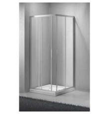 Душевой уголок BelBagno Sela 80х80 см текстурное стекло SELA-A-2-80-Ch-Cr