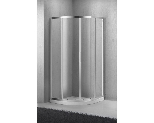Купить Душевой уголок BelBagno Sela 80х80 см текстурное стекло SELA-R-2-80-Ch-Cr в магазине сантехники Santeh-Crystal.ru