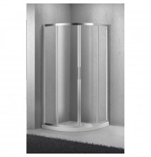 Душевой уголок BelBagno Sela 85х85 см текстурное стекло SELA-R-2-85-Ch-Cr