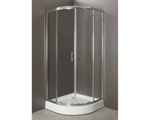 Купить Душевой уголок BelBagno Uno 90х90 см прозрачное стекло UNO-R-2-90-C-Cr в магазине сантехники Santeh-Crystal.ru