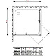 Купить Душевой уголок Radaway Premium Plus C 80×80 30461-01-08N коричневое в магазине сантехники Santeh-Crystal.ru