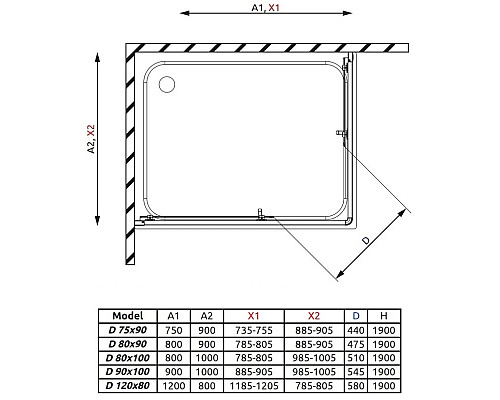 Santeh-Crystal.ru: Душевой уголок Radaway Premium Plus D 100×80 коричневое Заказать Душевой уголок Radaway Premium Plus D 100×80 коричневое в магазине сантехники Santeh-Crystal.ru