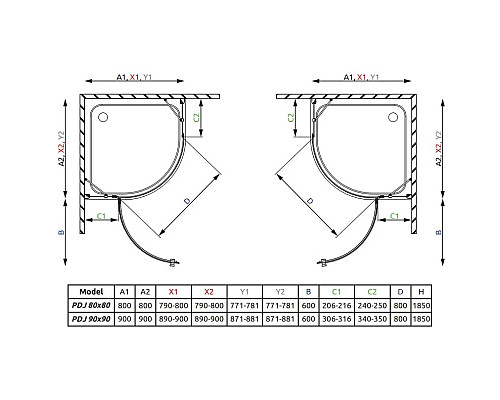 Santeh-Crystal.ru: Душевой уголок Radaway Torrenta PDJ 90×90 L прозрачное Приобрести Душевой уголок Radaway Torrenta PDJ 90×90 L прозрачное в магазине сантехники Santeh-Crystal.ru