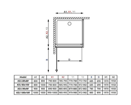 Santeh-Crystal.ru: Душевой уголок Radaway EOS KDJ 80 L×100 интимато Приобрести Душевой уголок Radaway EOS KDJ 80 L×100 интимато в магазине сантехники Santeh-Crystal.ru