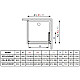 Купить Душевой уголок Radaway EOS KDJ B 80 R×80 интимато в магазине сантехники Santeh-Crystal.ru
