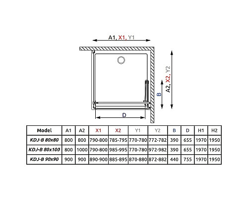 Santeh-Crystal.ru: Душевой уголок Radaway EOS KDJ B 80 R×100 прозрачное Купить Душевой уголок Radaway EOS KDJ B 80 R×100 прозрачное в магазине сантехники Santeh-Crystal.ru