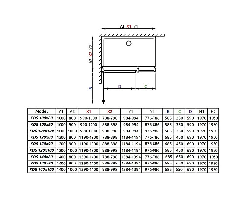 Santeh-Crystal.ru: Душевой уголок Radaway EOS KDS 120 L×100 прозрачное Заказать Душевой уголок Radaway EOS KDS 120 L×100 прозрачное в магазине сантехники Santeh-Crystal.ru
