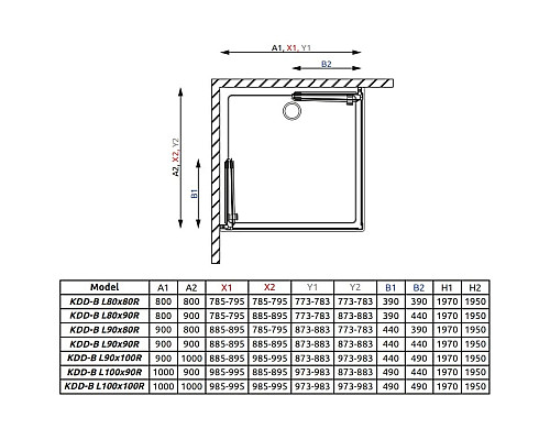 Santeh-Crystal.ru: Душевой уголок Radaway EOS KDD B 100×90 интимато Заказать Душевой уголок Radaway EOS KDD B 100×90 интимато в магазине сантехники Santeh-Crystal.ru