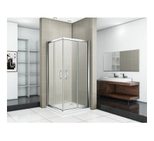 Душевой уголок 80х80 см Good Door Infinity CR-80-G-CH grape