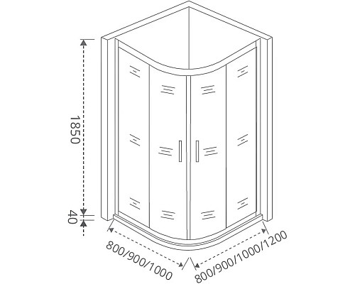 Santeh-Crystal.ru: Душевой уголок 100х100 см Good Door Infinity R-100-G-CH grape Приобрести Душевой уголок 100х100 см Good Door Infinity R-100-G-CH grape в магазине сантехники Santeh-Crystal.ru
