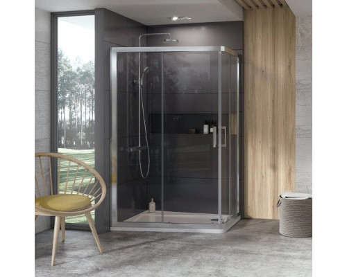 Купить Душевой уголок 120x90 см Ravak 10° 0ZVG70100Z1 белый прозрачное в магазине сантехники Santeh-Crystal.ru