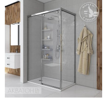 Душевой уголок 120Х90 см Акватон Ritsa L 1AX003SSXX000 прозрачное