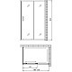 Купить Душевой уголок 120х85 см Gemy Victoria S30191A-A85 прозрачное в магазине сантехники Santeh-Crystal.ru