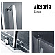 Купить Душевой уголок 160х100 см Gemy Victoria S30192B-A100 прозрачное в магазине сантехники Santeh-Crystal.ru