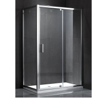 Душевой уголок 110х100 см Gemy Sunny Bay S28191C-A100 прозрачное