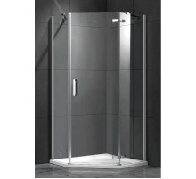 Душевой уголок 100х100 см Gemy Fall Tea S29105 прозрачное