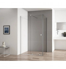 Душевой уголок 102,5х80,5 см Cezares STREAM-AH-1-100/80-C-Cr прозрачное