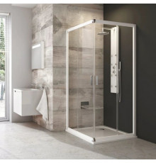 Душевой уголок 110х110 см Ravak Blix белый grape