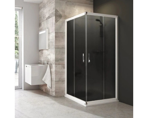 Купить Душевой уголок 120х90 см Ravak Blix белый графит в магазине сантехники Santeh-Crystal.ru