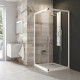 Приобрести Душевой уголок 110х90 см Ravak Blix белый прозрачное в магазине сантехники Santeh-Crystal.ru