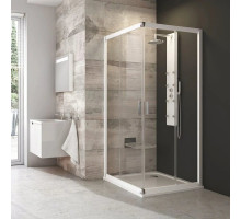 Душевой уголок 110х100 см Ravak Blix белый прозрачное