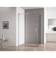 Душевой уголок 140х80 см Cezares STYLUS-SOFT-AH-1-140/80-C-Cr прозрачное