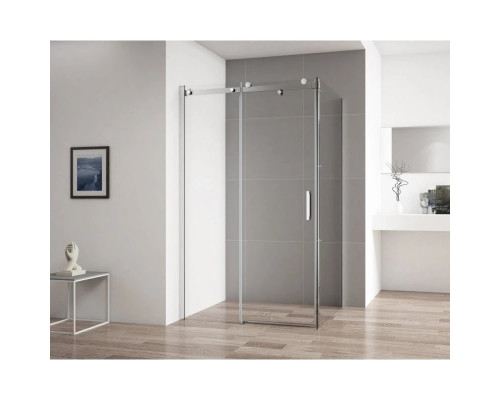 Купить Душевой уголок 140х80 см Cezares STYLUS-SOFT-AH-1-140/80-C-Cr прозрачное в магазине сантехники Santeh-Crystal.ru