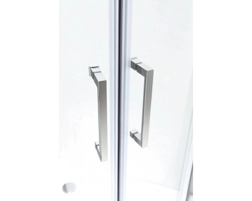 Купить Душевой уголок 140х80 см Cezares MOLVENO-AH-11-140/80-C-Cr-IV прозрачное в магазине сантехники Santeh-Crystal.ru
