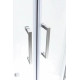 Купить Душевой уголок 140х80 см Cezares MOLVENO-AH-11-140/80-C-Cr-IV прозрачное в магазине сантехники Santeh-Crystal.ru
