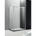 Душевой уголок 150х90 см Cezares MOLVENO-AH-11-150/90-P-Cr текстурное стекло
