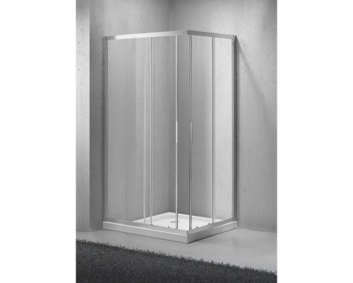 Заказать Душевой уголок 120х80 см BelBagno SELA-AH-2-120/80-C-Cr прозрачное в магазине сантехники Santeh-Crystal.ru