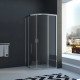 Приобрести Душевой уголок 80х80 см Veconi Rovigo RV01-80PL-01-19C1 прозрачное в магазине сантехники Santeh-Crystal.ru